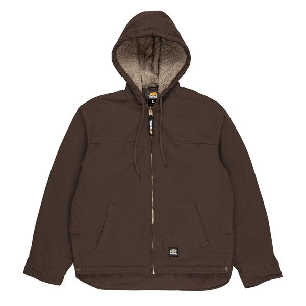 Work Coat, Washed Hooded, 2XL, Tall