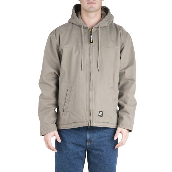 Work Coat, Washed Hooded, 2XL, Tall