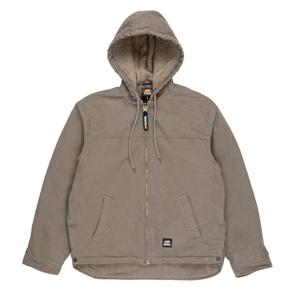 Work Coat, Washed Hooded, 2XL, Tall