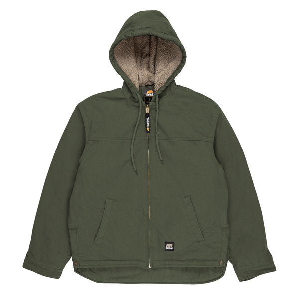 Work Coat, Washed Hooded, Large, Tall