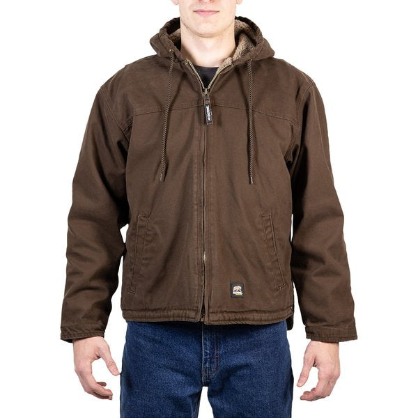 Work Coat, Washed Hooded, Large, Tall