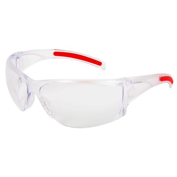 Safety Glasses, Wraparound Clear Scratch-Resistant