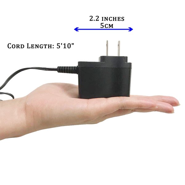 AC Power Adapter w/ 5 ft Cord