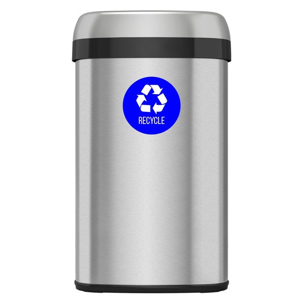Vinyl RECYCLE Decal Sticker Set, UV-Resistant, PK 3