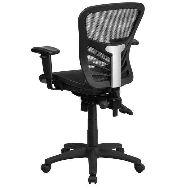 Mesh Executive Chair, 23 1/2-, Adjustable Padded