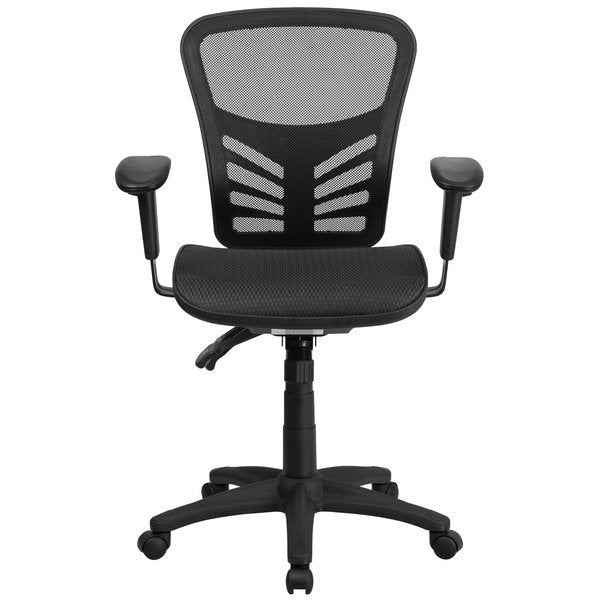 Mesh Executive Chair, 23 1/2-, Adjustable Padded