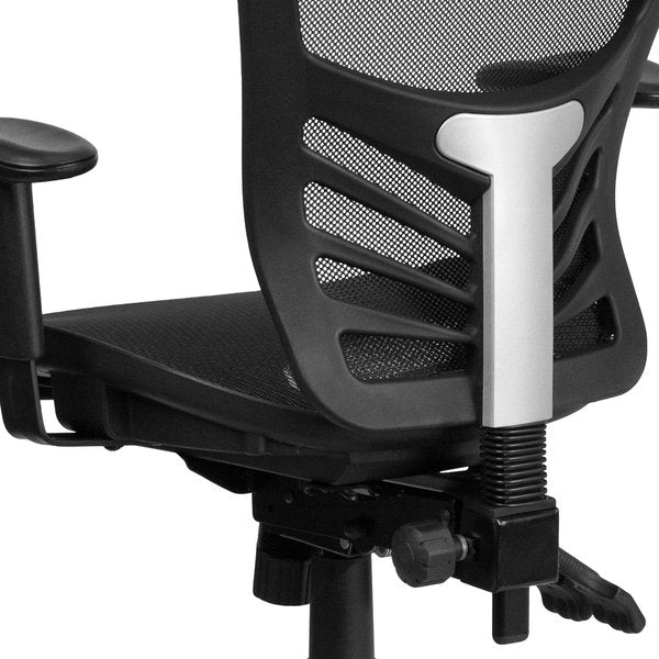 Mesh Executive Chair, 23 1/2-, Adjustable Padded