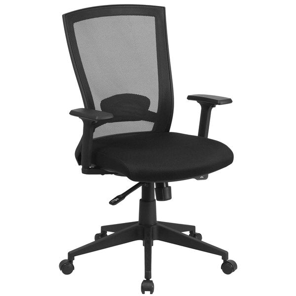 Contemporary Chair, Mesh, 17-1/2