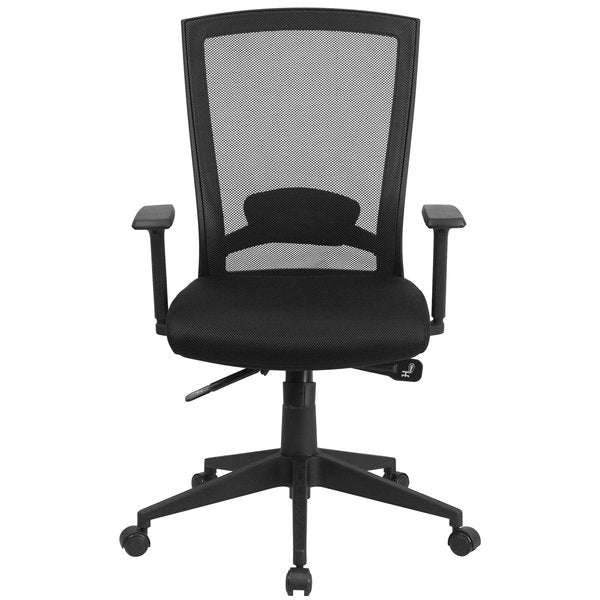 Contemporary Chair, Mesh, 17-1/2