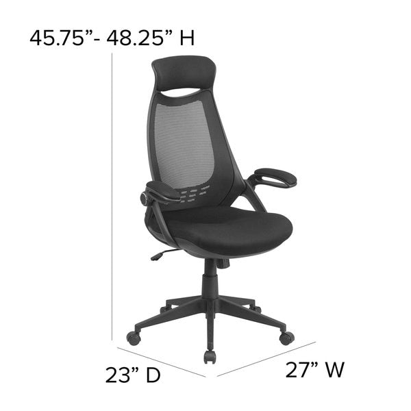 Contemporary Chair, Mesh, 18-1/2