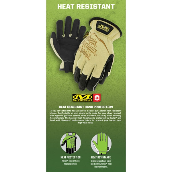 MIG Welding Gloves, Goatskin Palm, M, PR
