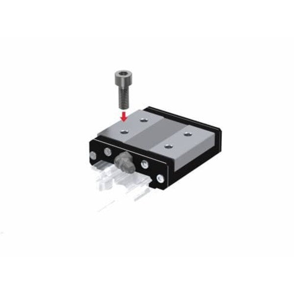 Linear Guide Carriage, 140.5 mm L, 130mm W