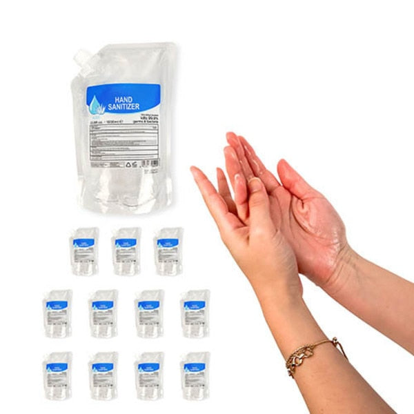 Aloe Hand Sanitizer Gel Refill 1000mL (12 Pack)