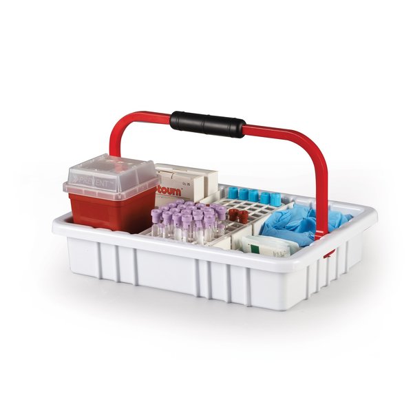 Phlebotomy/Sample Collection Tray, White