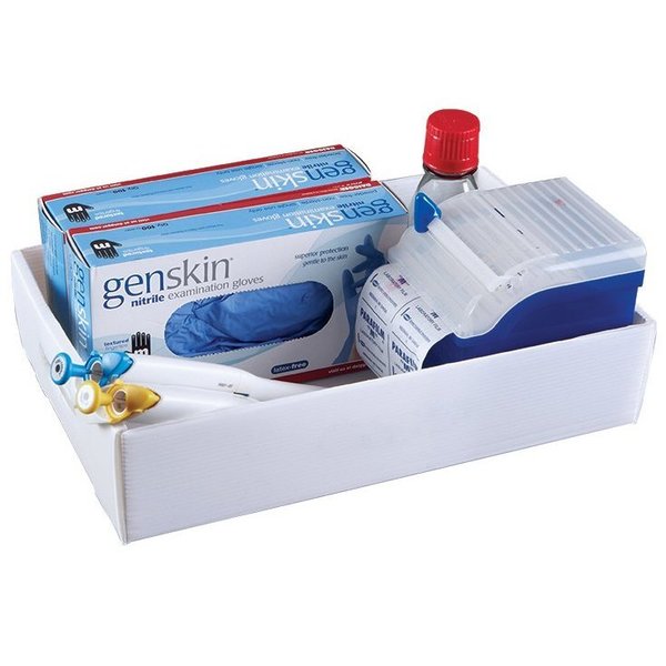 Sample Storage Tray, Corrugated, Wht, PK10