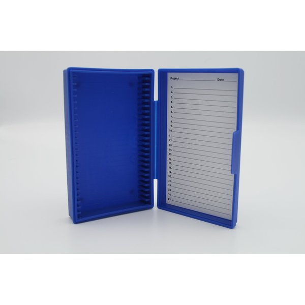Standard Microscope Slide Box, 25-Place