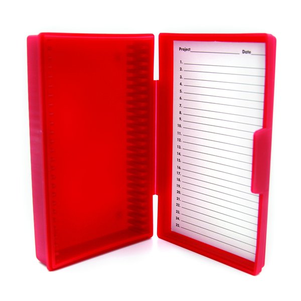Standard Microscope Slide Box, 25-Place