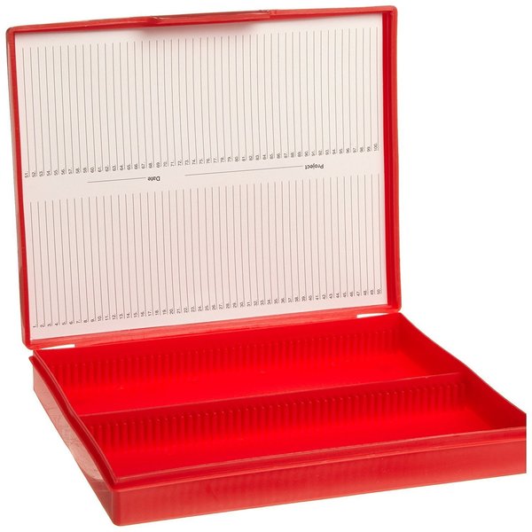 Standard Microscope Slide Box, 100-Place