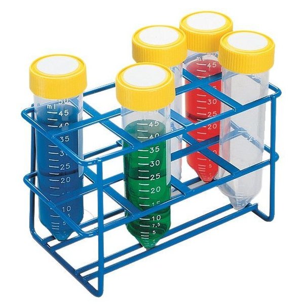 HDPE Coated Wire Tube Rack 8-Place for 5