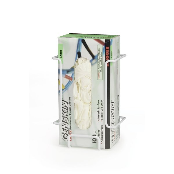 Glove Box Holder HDPE Coated Wire, 1-Box