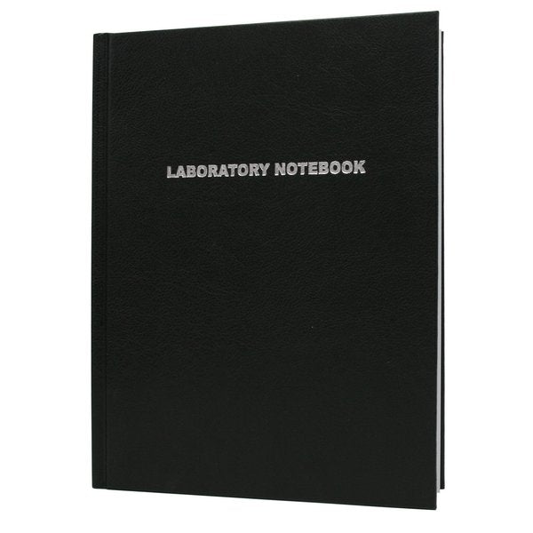Labortry Notebook, 100 Page, Grid, Blk, PK12