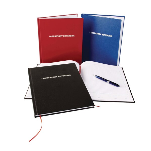 Labortry Notebook, 200 Page, Grid, Blu, PK12