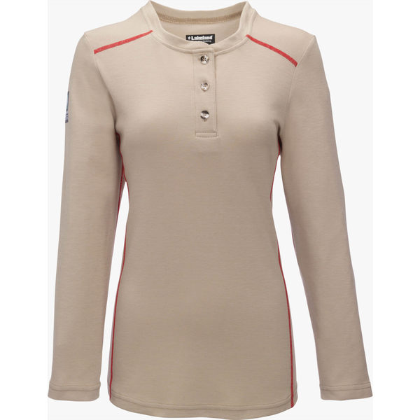Womens High Performance FR Henley , Kha