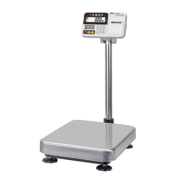 Platform Scale, 60/150/220X0.02/0.05/0.1kg w/ Compact Printer, Legal for Trade