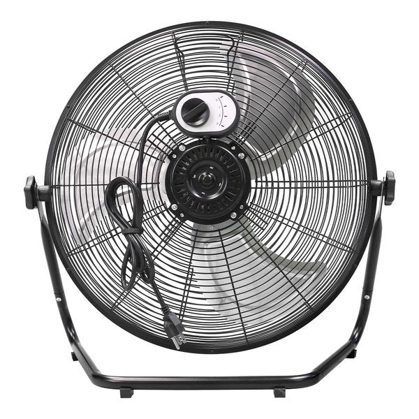 Floor Fan, Air Circulator, Air Mover 20 in. Non-Oscillating, 120 V, 1,500 / 2,050 / 2,250 CFM