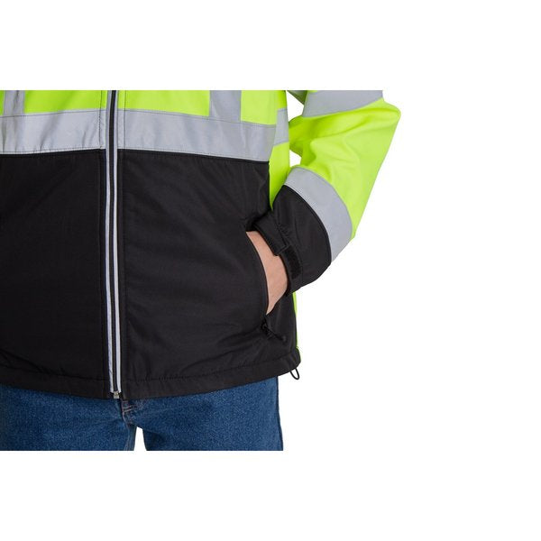 Jacket, Softshell, Hi-Vis, Class 3, L, Reg