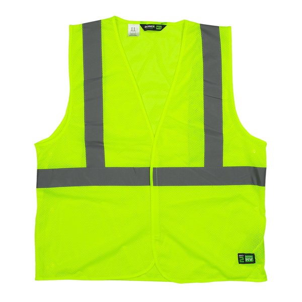 Vest, Economy, Hi-Vis, Class 2, 3XL/4XL, Yel
