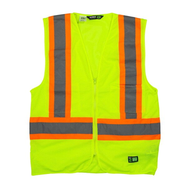Vest, Hi-Vis, Class 2, Multi-Color, 2XL, Reg