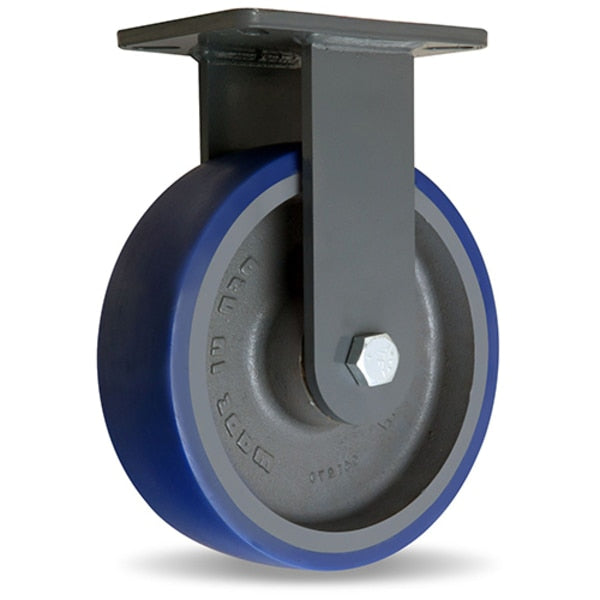 Rigid Caster, Ch 10X3 Poly-Soft
