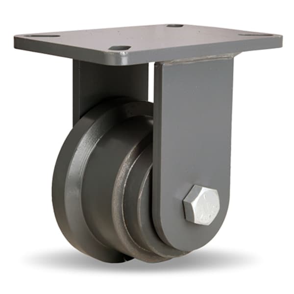 Rigid Caster, Ch 4-1/2X3-1/4 Ft Wheel