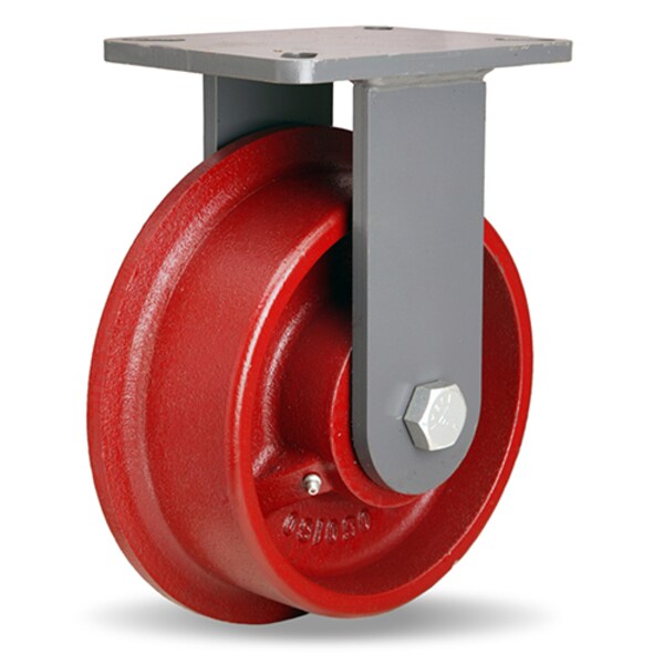 Rigid Caster, Ch 7-7/8X3-1/4 Ft Wheel
