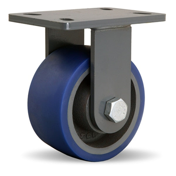 Rigid Caster, Es 6X3 Poly-Soft