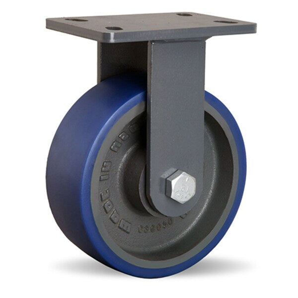 Rigid Caster, Es 8X3 Soft-Poly
