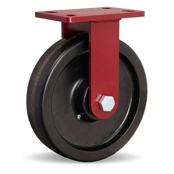 Rigid Caster, Fm 10X2-1/2 Plastex
