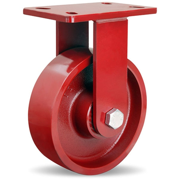 Rigid Caster, Fm 6X2-1/2 Metal
