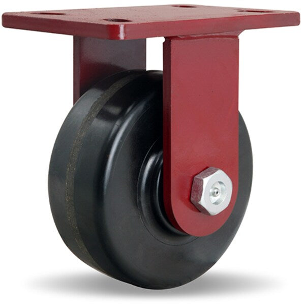 Rigid Caster, Fm 6X2-1/2 Plastex