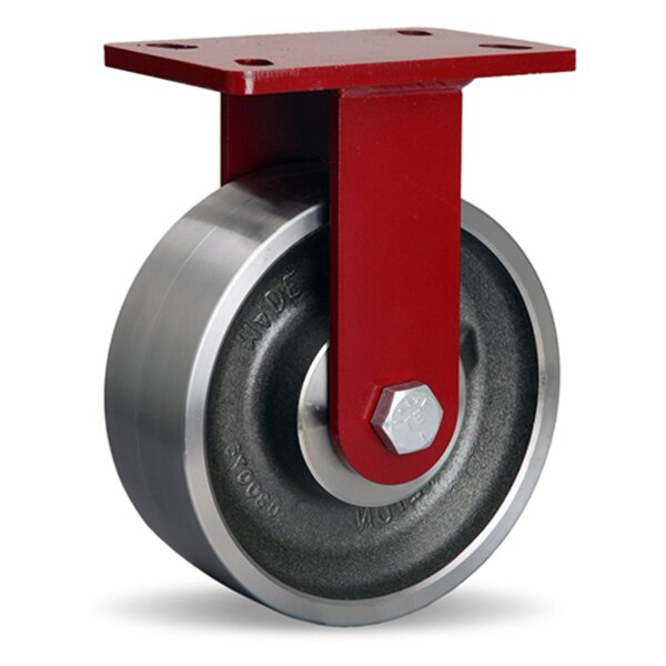 Rigid Caster, Fm 8X3 Forged Steel