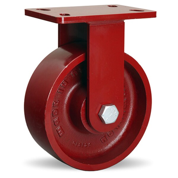 Rigid Caster, Fm 8X2-1/2 Metal