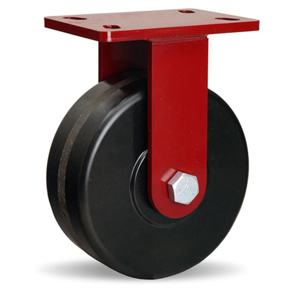 Rigid Caster, Fm 8X3 Plastex
