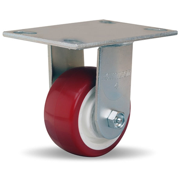 Rigid Caster, Gs 4X2 Poly-Tech
