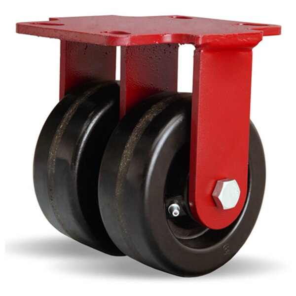 Rigid Caster, Hs2 5X2 Plastex