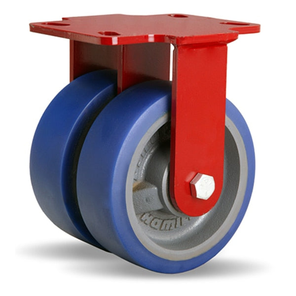 Rigid Caster, Hs2 6X2 Poly-Soft