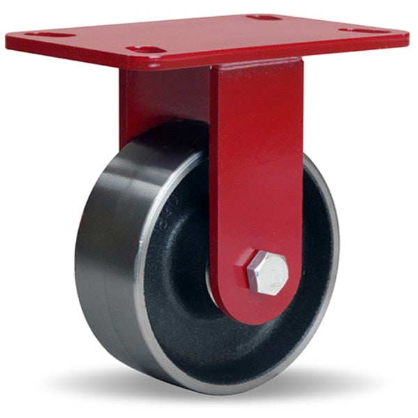 Rigid Caster, Hs 5X2 Forged Steel