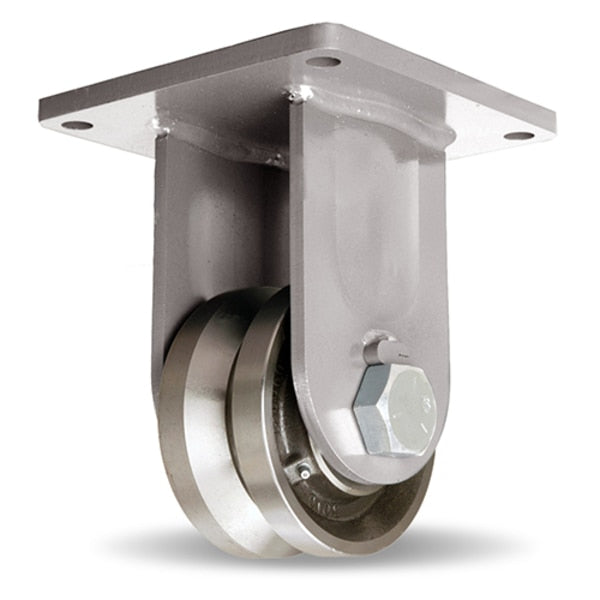 Rigid Caster, Md 6X3 Fs V-Grooved