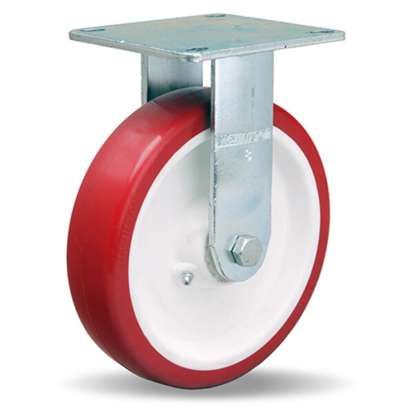 Rigid Caster, Ms 8X2 Poly-Tech