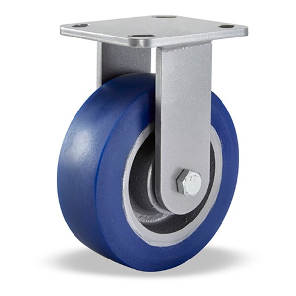 Rigid Caster, Wh 6X2 Poly-Soft